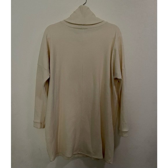 Lulus Sweater Dress Womens L Ivory Turtleneck Long Sleeve Pullover USA New - Picture 2 of 4